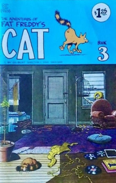 Cover for Fat Freddy's Cat (Rip Off Press, 1977 series) #3 [1.25 USD Third Printing]