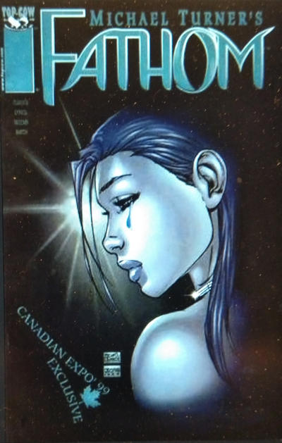 Cover for Fathom (Image, 1998 series) #8 [Canadian Expo Blue Foil Cover]