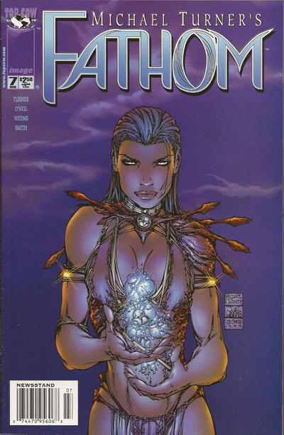 Cover for Fathom (Image, 1998 series) #7 [Newsstand]