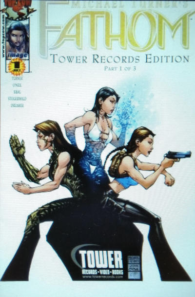 Cover for Fathom (Image, 1998 series) #12 [Tower Record Standard Cover]