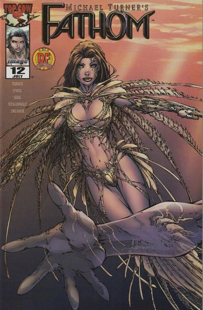 Cover for Fathom (Image, 1998 series) #12 [Dynamic Forces Gold Foil Cover]