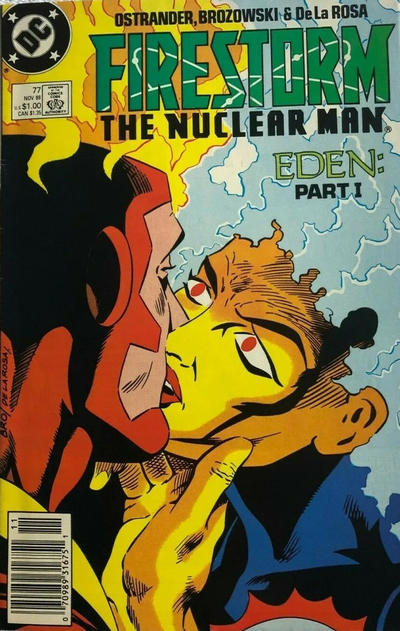 Cover for Firestorm the Nuclear Man (DC, 1987 series) #77 [Newsstand]