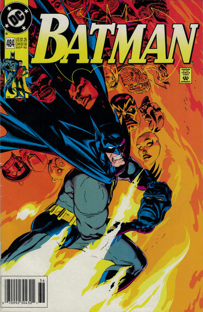 Cover for Batman (DC, 1940 series) #484 [Newsstand]