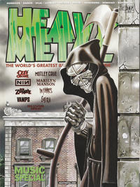 Cover for Heavy Metal Magazine (Heavy Metal, 1977 series) #287 - Music Special [Cover C - Derek Riggs]