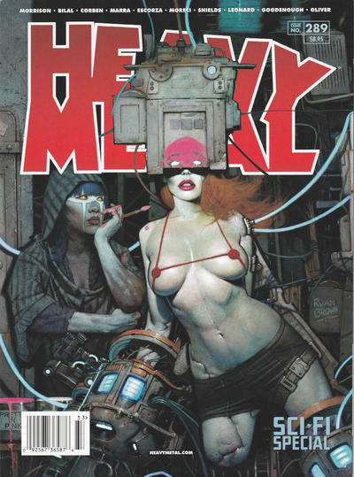 Cover for Heavy Metal Magazine (Heavy Metal, 1977 series) #v#289 - Sci-Fi Special [Cover C Ryan Brown]