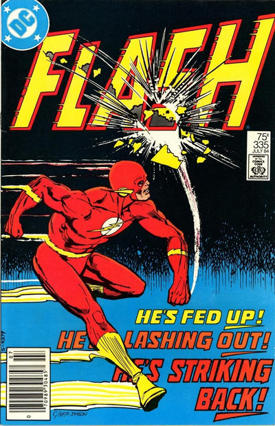 Cover for The Flash (DC, 1959 series) #335 [Newsstand]
