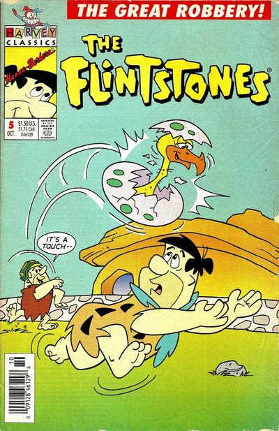 Cover for The Flintstones (Harvey, 1992 series) #5 [Newsstand]