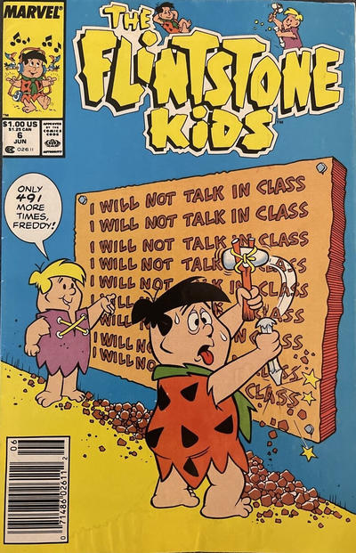 Cover for Flintstone Kids (Marvel, 1987 series) #6 [Newsstand]
