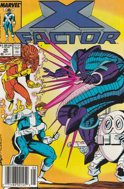 Cover for X-Factor (Marvel, 1986 series) #40 [Mark Jewelers]