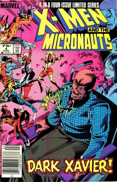 Cover for The X-Men and the Micronauts (Marvel, 1984 series) #4 [Canadian]