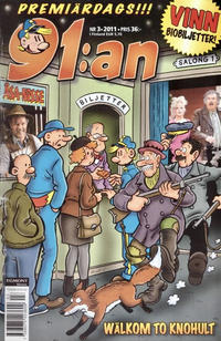 Cover Thumbnail for 91:an (Egmont, 1997 series) #3/2011