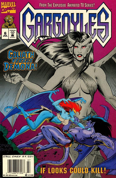 Cover for Gargoyles (Marvel, 1995 series) #6 [Newsstand]