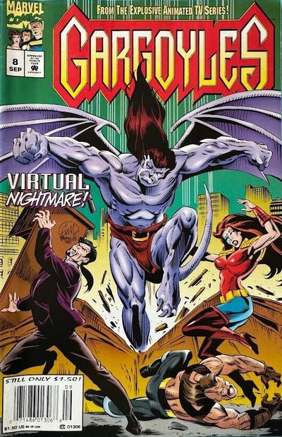 Cover for Gargoyles (Marvel, 1995 series) #8 [Newsstand]