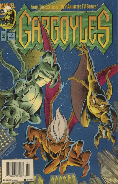 Cover for Gargoyles (Marvel, 1995 series) #2 [Newsstand]