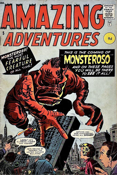 Cover for Amazing Adventures (Marvel, 1961 series) #5 [British]