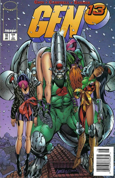 Cover for Gen 13 (Image, 1995 series) #16 [Newsstand]