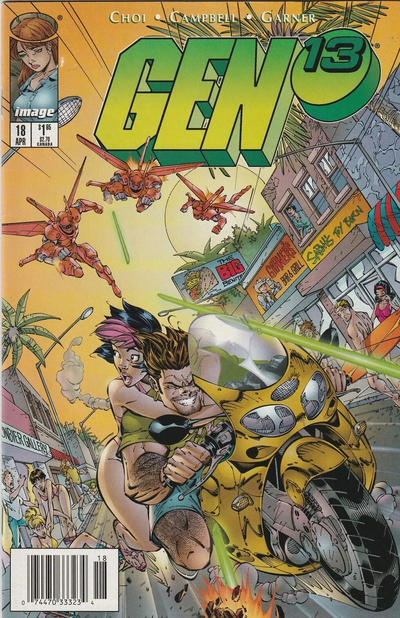 Cover for Gen 13 (Image, 1995 series) #18 [Newsstand]