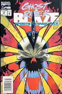 Cover Thumbnail for Ghost Rider / Blaze: Spirits of Vengeance (Marvel, 1992 series) #12 [Newsstand]