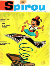 Cover Thumbnail for Spirou (Dupuis, 1947 series) #1481