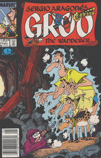 Cover Thumbnail for Sergio Aragonés Groo the Wanderer (Marvel, 1985 series) #77 [Newsstand]