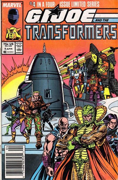 Cover for G.I. Joe and the Transformers (Marvel, 1987 series) #4 [Newsstand]
