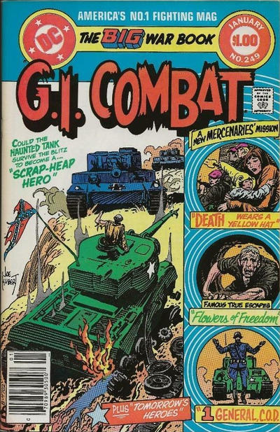 Cover for G.I. Combat (DC, 1957 series) #249 [Newsstand]