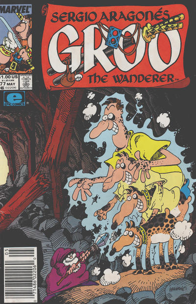 Cover for Sergio Aragonés Groo the Wanderer (Marvel, 1985 series) #77 [Newsstand]