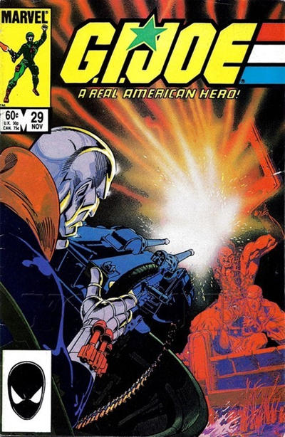 Cover for G.I. Joe, A Real American Hero (Marvel, 1982 series) #29 [Second Print]