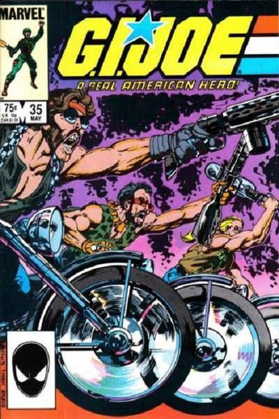 Cover for G.I. Joe, A Real American Hero (Marvel, 1982 series) #35 [Second Print]