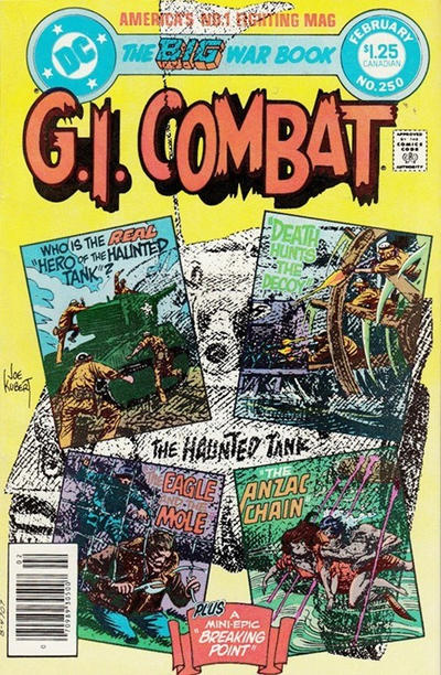 Cover for G.I. Combat (DC, 1957 series) #250 [Canadian]