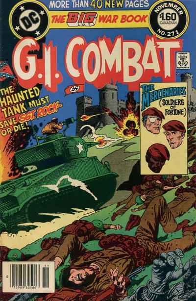 Cover for G.I. Combat (DC, 1957 series) #271 [Newsstand]