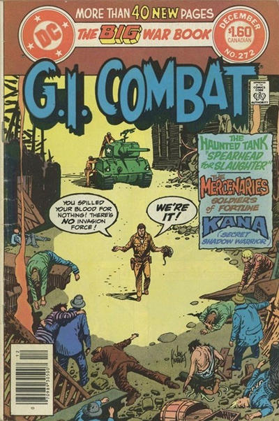 Cover for G.I. Combat (DC, 1957 series) #272 [Canadian]