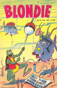 Cover Thumbnail for Blondie (Åhlén & Åkerlunds, 1956 series) #23/1956