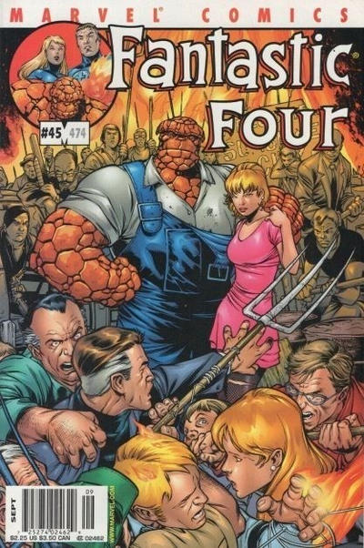 Cover for Fantastic Four (Marvel, 1998 series) #45 (474) [Newsstand]
