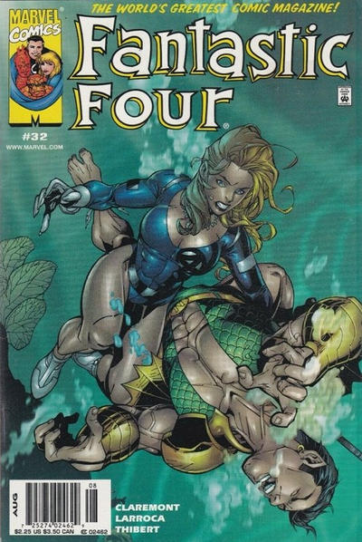 Cover for Fantastic Four (Marvel, 1998 series) #32 [Newsstand]
