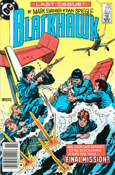 Cover for Blackhawk (DC, 1957 series) #273 [Newsstand]