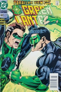 Cover for Green Lantern (DC, 1990 series) #63 [Newsstand]