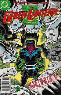Cover for The Green Lantern Corps (DC, 1986 series) #222 [Newsstand]