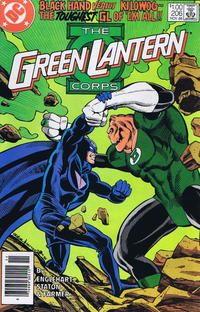 Cover Thumbnail for The Green Lantern Corps (DC, 1986 series) #206 [Canadian]