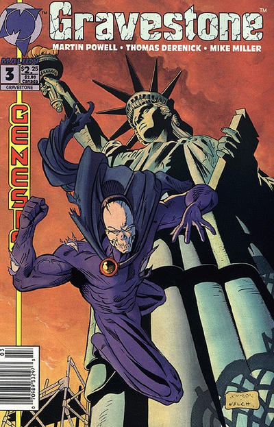 Cover for Gravestone (Malibu, 1993 series) #3 [Newsstand]