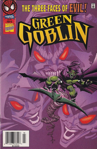 Cover for Green Goblin (Marvel, 1995 series) #5 [Newsstand]