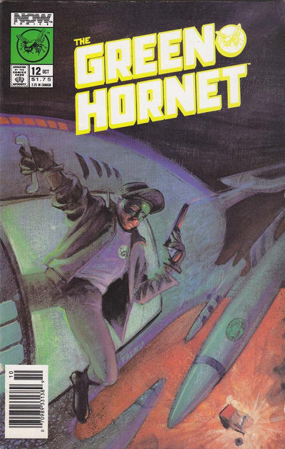 Cover for The Green Hornet (Now, 1989 series) #12 [Newsstand]