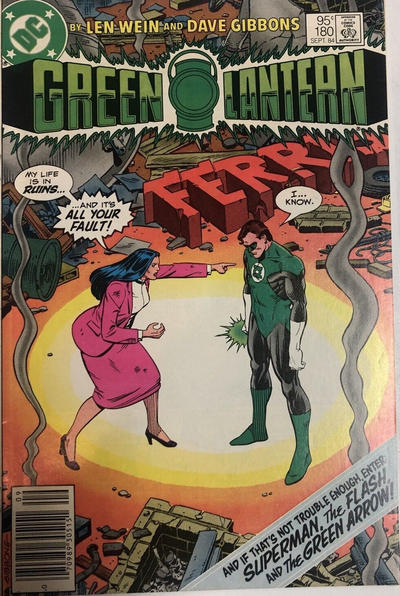 Cover for Green Lantern (DC, 1960 series) #180 [Canadian]