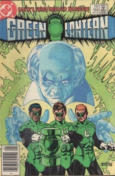 Cover for Green Lantern (DC, 1960 series) #184 [Newsstand]
