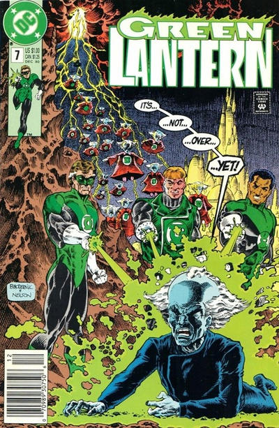 Cover for Green Lantern (DC, 1990 series) #7 [Newsstand]