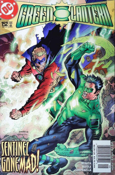 Cover for Green Lantern (DC, 1990 series) #152 [Newsstand]