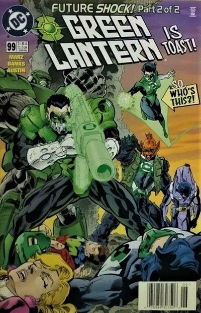 Cover for Green Lantern (DC, 1990 series) #99 [Newsstand]
