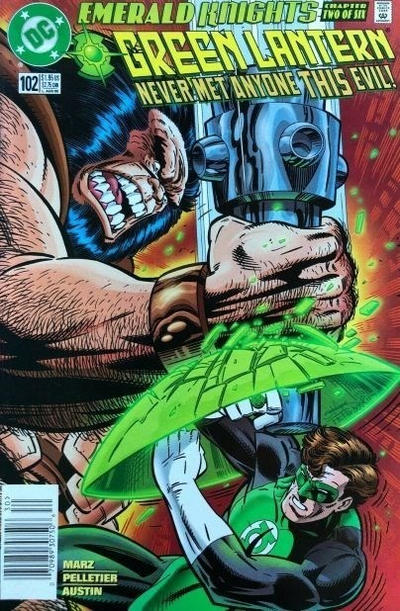 Cover for Green Lantern (DC, 1990 series) #102 [Newsstand]