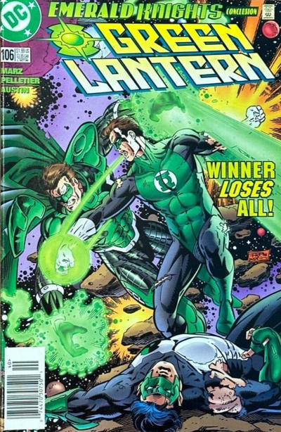 Cover for Green Lantern (DC, 1990 series) #106 [Newsstand]