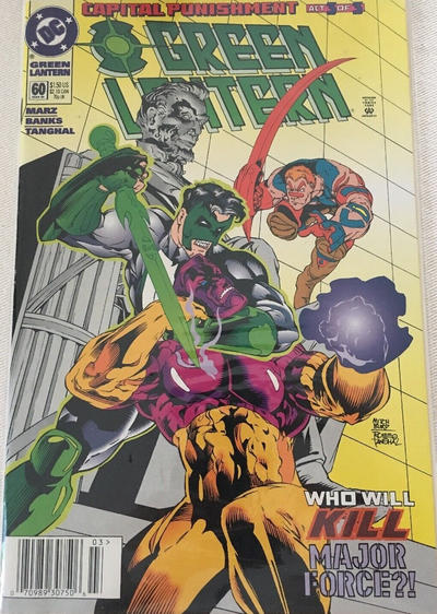 Cover for Green Lantern (DC, 1990 series) #60 [Newsstand]